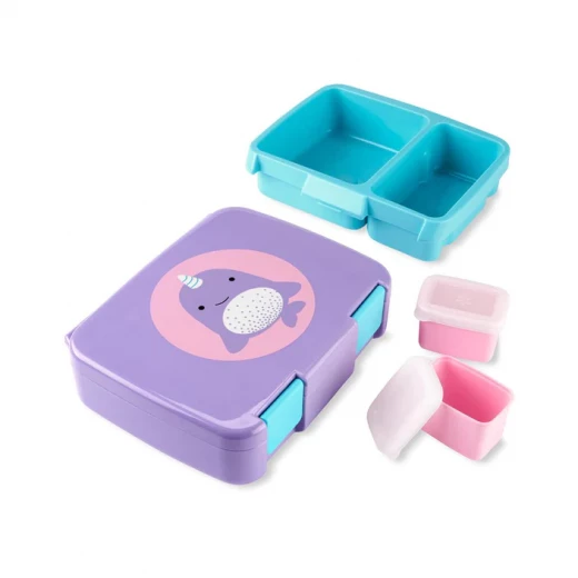 Skip Hop Zoo Bento Lunch Box, Narwhal - Skip Hop - Image 3