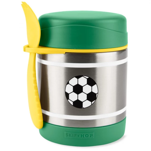 Skip Hop Spark Style Food Jar, Football Skip Hop Spark Style Food Jar, Football