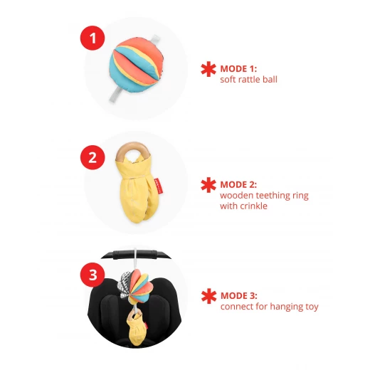 Skip Hop Discoverosity 3-In-1 Montessori-Inspired Stroller Toy - Skip Hop - Image 3