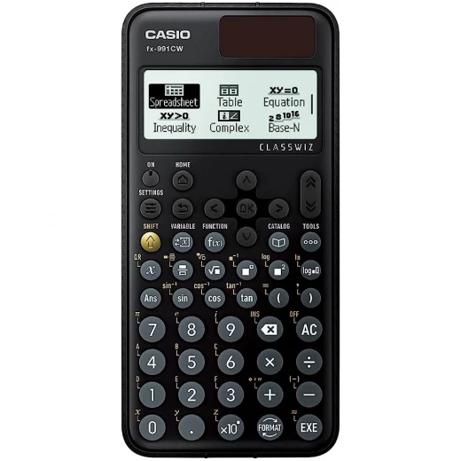 من كاسيو آلة حاسبة علمية fx-991CW – إصدار جديد بدقة عرض عالية ووظيفة رمز QR من كاسيو آلة حاسبة علمية fx-991CW – إصدار جديد بدقة عرض عالية ووظيفة رمز QR