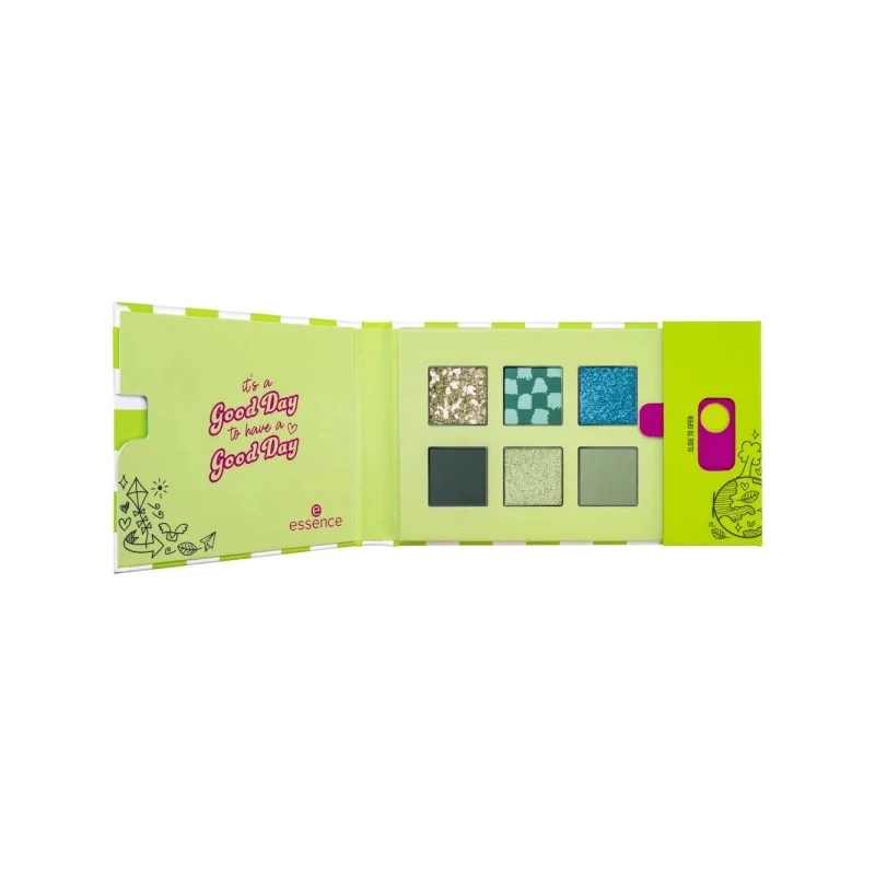 Essence Positive Vibes Only Eye-mazing Eyeshadow Palette: 16 Shade Makeup Kit for Day and Night Looks with Blendable Pigments and Long Lasting Wear - Essence