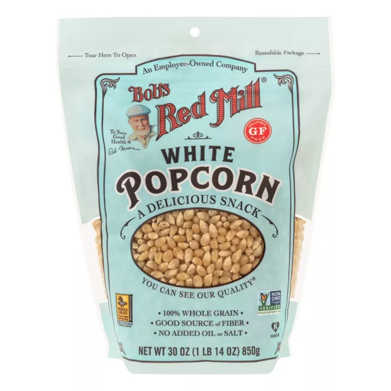 Bob's Red  Mill White Popcorn , 850 gram - Bob's Red Mill