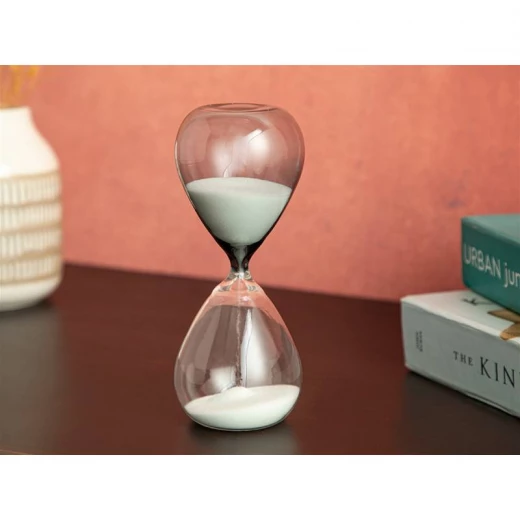 ساعة رملية 15 دقيقة لون سكني حجم 7*7*17.8 سم من انجلش هوم ساعة رملية 15 دقيقة لون سكني حجم 7*7*17.8 سم من انجلش هوم