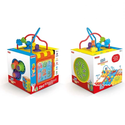 Dolu Multicolor Educational Cube - Dolu - Image 5