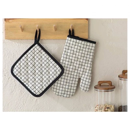 طقم مطبخ لون أسود حجم 20*20+17*30 سم, عدد 2 طقم مطبخ لون أسود حجم 20*20+17*30 سم, عدد 2