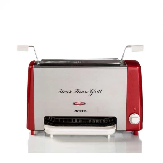Ariete Party Time Steak House Grill Color Red Ariete Party Time Steak House Grill Color Red
