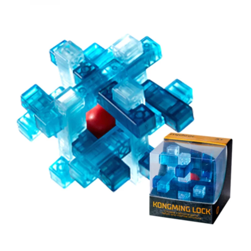 Mideer Neon Space Kongming Lock, Blue Color - MIDEER