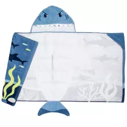 Stephen Joseph Hooded Towel Shark (S21)