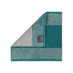 Cawo Two-Tone Washcloth, Green Color, 30x30 Cm - Cawo