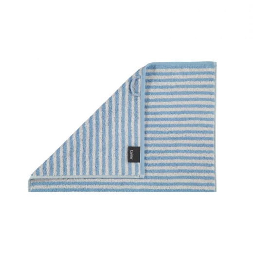 Cawo Two-Tone Washcloth, Blue Color, 30x30 Cm Cawo Two-Tone Washcloth, Blue Color, 30x30 Cm
