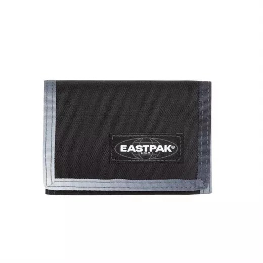Eastpak Crew Single Wallet, Black & Grey Color Eastpak Crew Single Wallet, Black & Grey Color