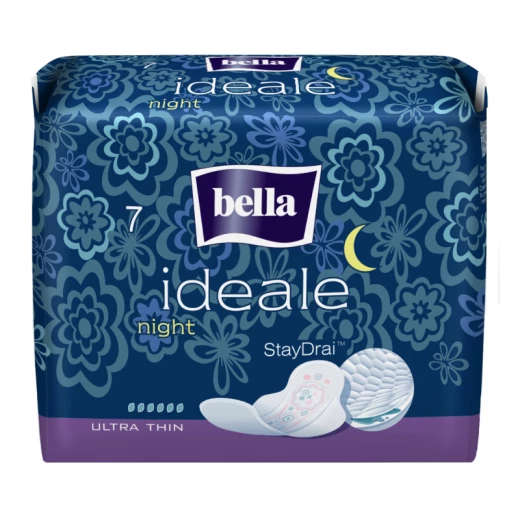Bella Ideale Sanitary Pads Night Stay Drai, 7 Pieces Bella Ideale Sanitary Pads Night Stay Drai, 7 Pieces