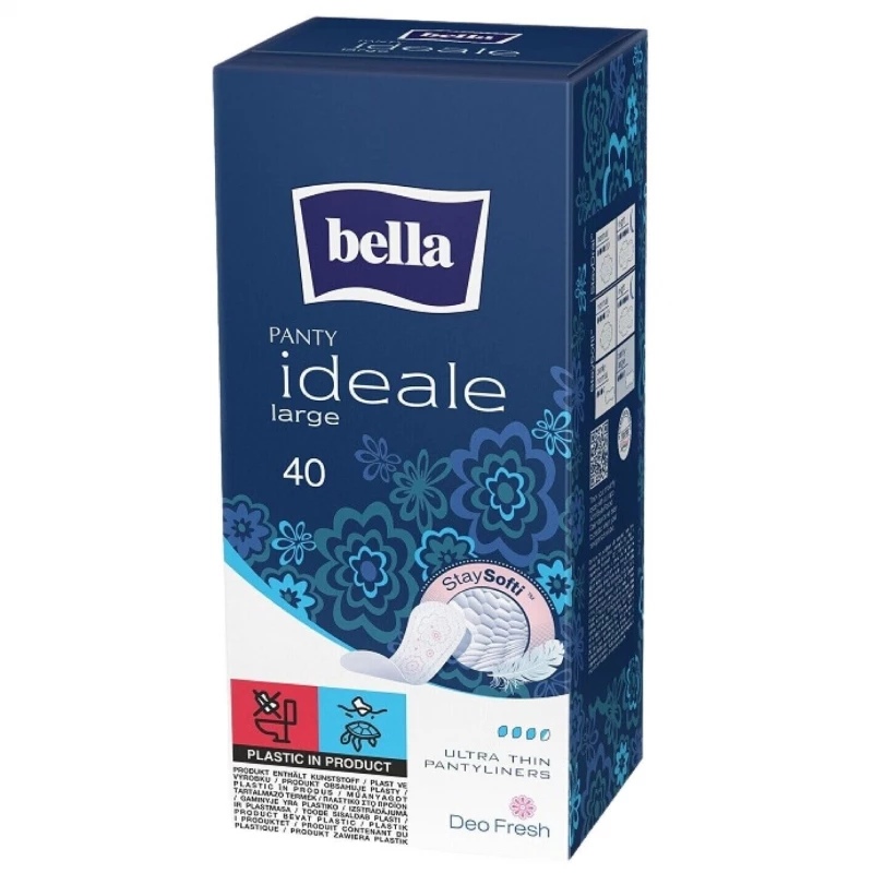 Bella Ideale Pantyliners Large, 40 Pieces - Bella
