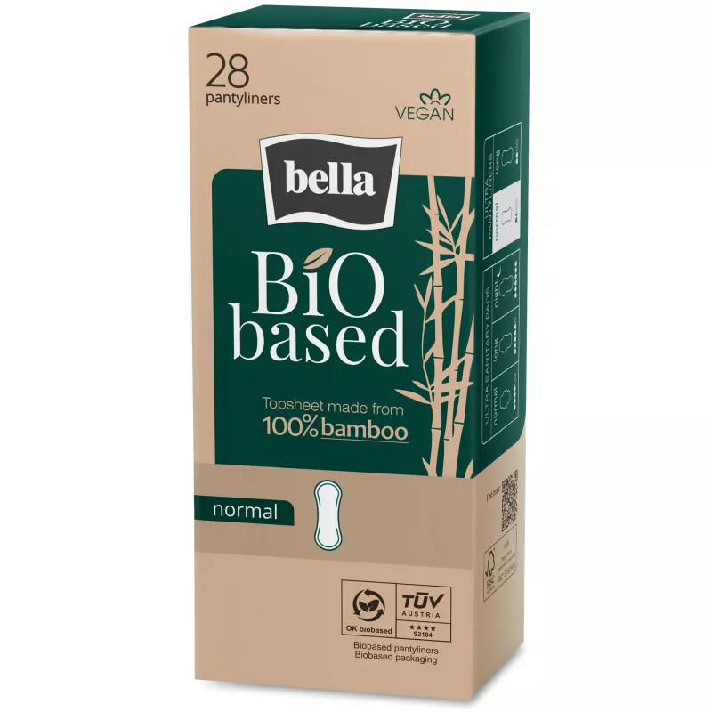 Bella Bio Based Pantyliners Normal, 28 Pieces - Bella