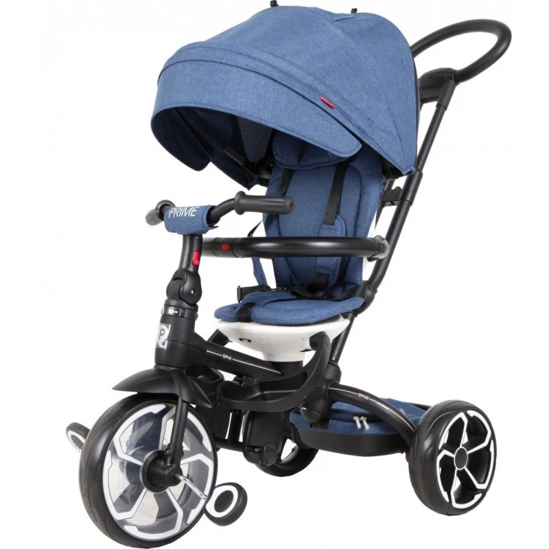 QPlay Prime Kids Tricycle 6 in 1, Blue Color - Qplay