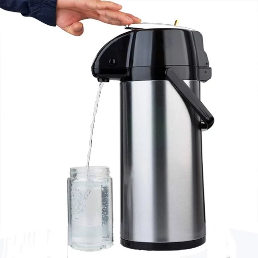 Thermos Insulation Pot Push Button Pump Pot, 2.2L - Thermos - Image 2