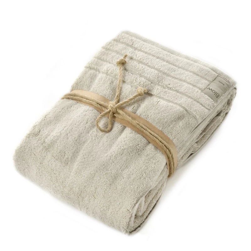 Fazzini Blow 100x150cm Bath Sheet, Cream Color - Fazzini