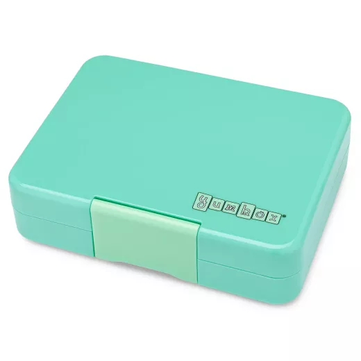 Yumbox Snack Bento Lunch Box, Tropical Aqua Color (Rainbow) Yumbox Snack Bento Lunch Box, Tropical Aqua Color (Rainbow)