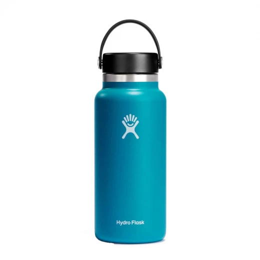 Hydro Flask 32 oz. Wide Mouth Insulated Bottle, Laguna,946 ml Hydro Flask 32 oz. Wide Mouth Insulated Bottle, Laguna,946 ml