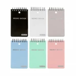 Bazic Memo Books Poly Cover Top Bound Spiral, 3X5 Cm, 100 Papers, 1 Piece - Bazic