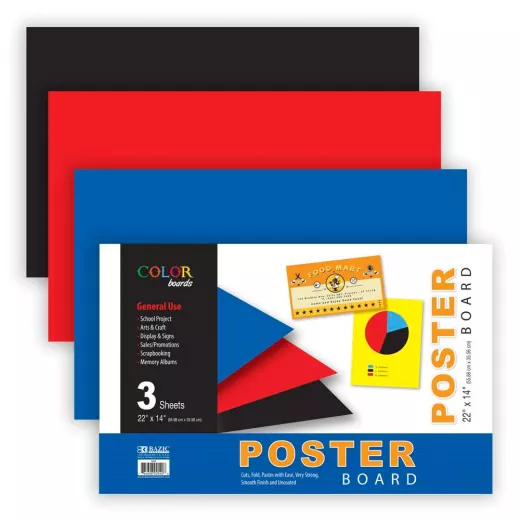 بازيك لوحة ملصقات ملونة، 22×14 سم، عدد 3 من بيزك بازيك لوحة ملصقات ملونة، 22×14 سم، عدد 3 من بيزك