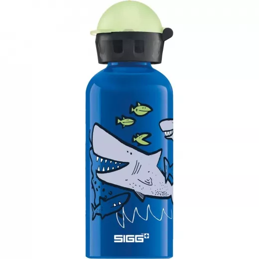Sigg Sharkies Stainless Steel Water Bottle, 400 ml Sigg Sharkies Stainless Steel Water Bottle, 400 ml