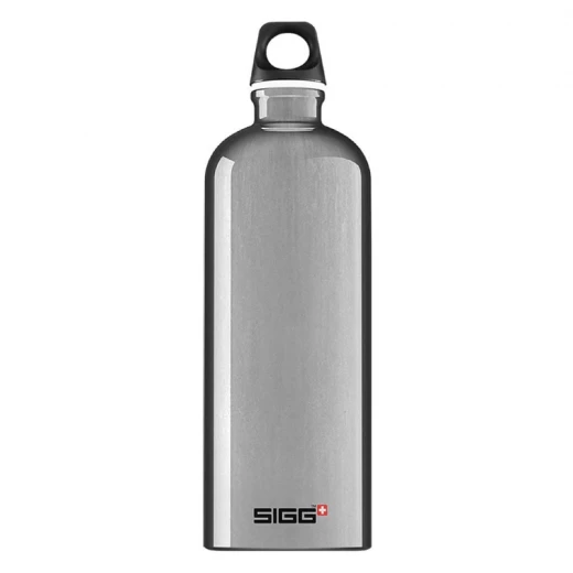 Sigg Traveller Stainless Steel Water Bottle, Silver,1.0L Sigg Traveller Stainless Steel Water Bottle, Silver,1.0L