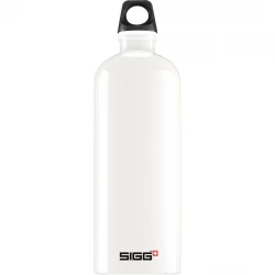 Sigg Traveller Stainless Steel Water Bottle, White, 1.0L