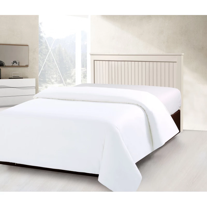 ARMN Vero Italy Queen Duvet Cover - Plain White - Armn