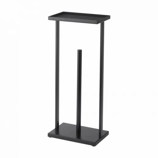 Aquanova Moon Spare Toilet Paper Holder - Black Aquanova Moon Spare Toilet Paper Holder - Black
