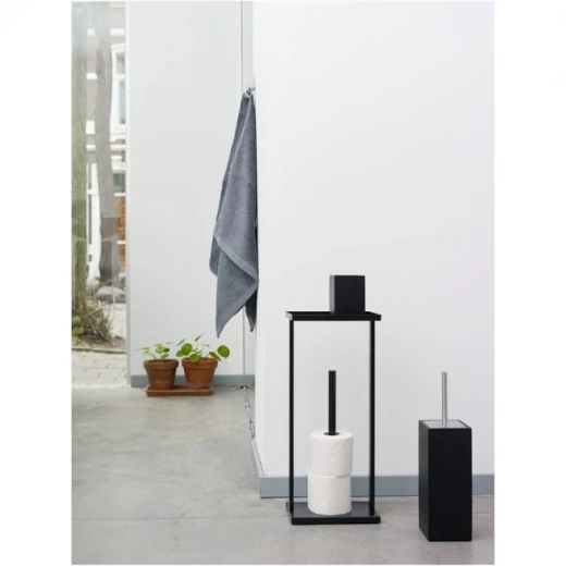 Aquanova Moon Spare Toilet Paper Holder - Black - Aquanova - Image 3
