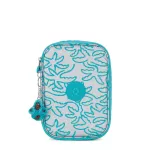 Kipling-100 Pens-Large Pencase Metalic Palm - Kipling