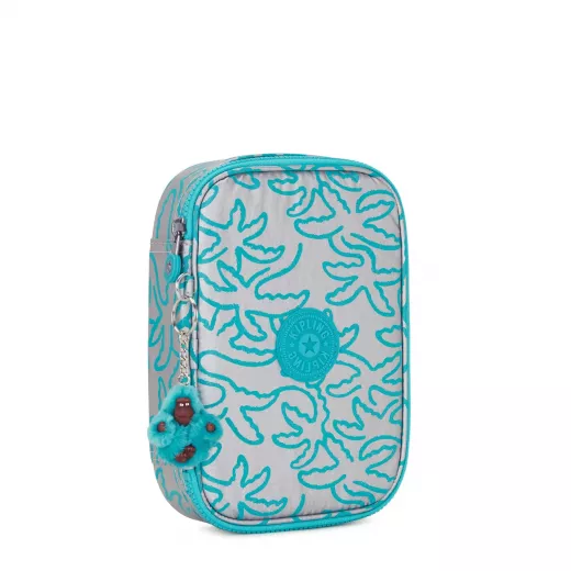 Kipling-100 Pens-Large Pencase Metalic Palm - Kipling - Image 4