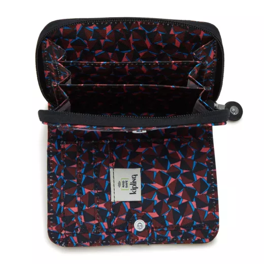 Kipling Money Love Medium Wallet Happy Squares - Kipling - Image 4
