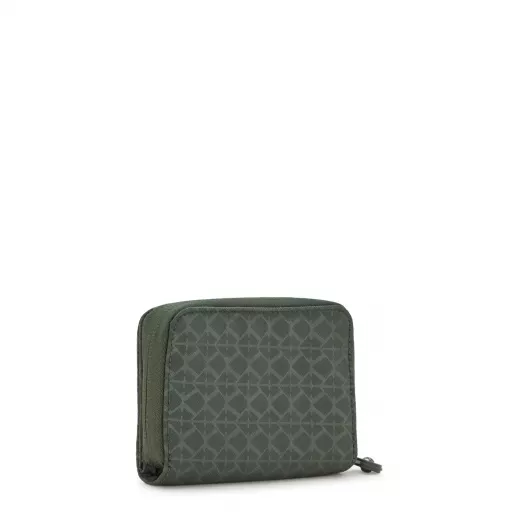 Kipling Money Love Medium Wallet Green Embosse - Kipling - Image 5