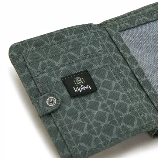 Kipling Money Love Medium Wallet Green Embosse - Kipling - Image 2