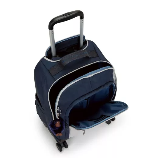 Kipling-New Zea-Large Wheeled Backpack True Blue Gray - Kipling - Image 3