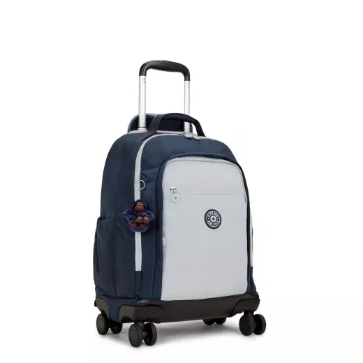 Kipling-New Zea-Large Wheeled Backpack True Blue Gray - Kipling - Image 4