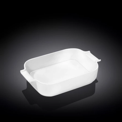 طبق خبز بمقابض  - أبيض، 23×14.5 سم  من ويلماكس - ويلماكس - Image 2