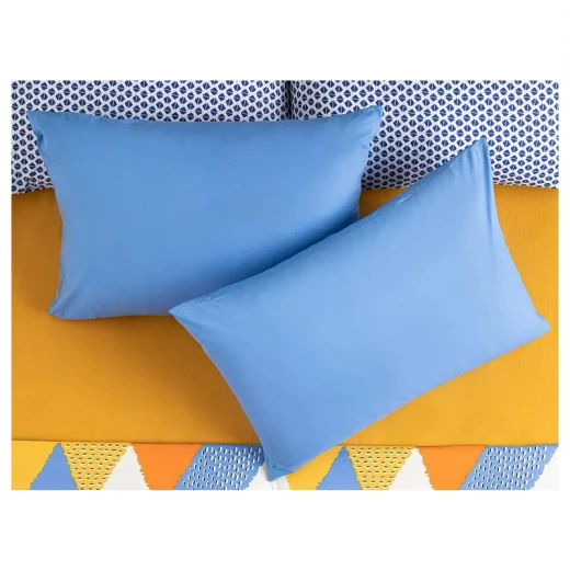 غطاء مخدة لون أزرق حجم 50×70 سم, 2 قطعة من انجلش هوم غطاء مخدة لون أزرق حجم 50×70 سم, 2 قطعة من انجلش هوم