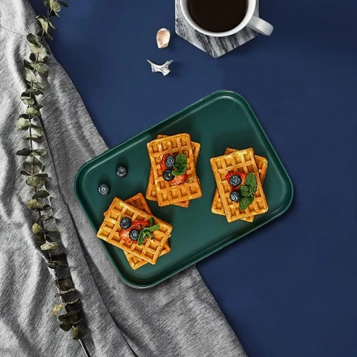 Vague Fast Food Tray Plastic 45 centimeter x 35 centimeter Green - Vague - Image 2