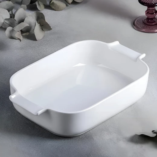 Wilmax Baking Dish with Handles - White 28.5x18cm Wilmax Baking Dish with Handles - White 28.5x18cm