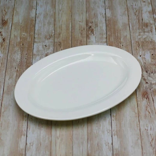 Wilmax Stello Pro  Oval Platter - White  36cm - Willmax - Image 2