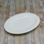 Wilmax Stello Pro  Oval Platter - White  36cm - Willmax