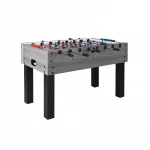 Garlando Football Table F-100 Grey Oak Telescopic Rods, Laminate Playfield, Rotating Goalkeeper - garlando