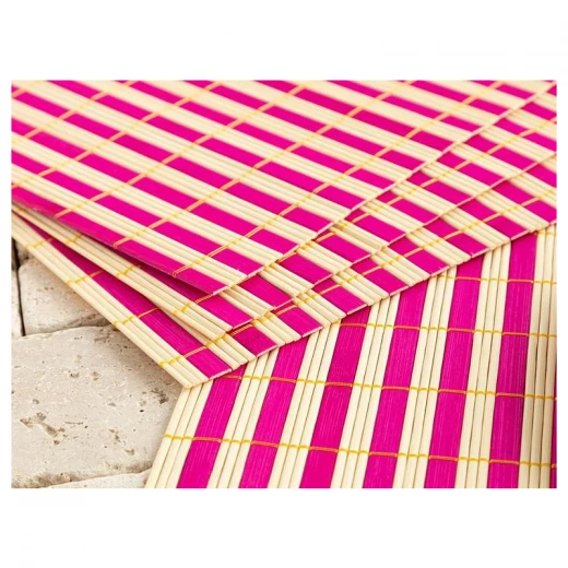 مفرش أطباق، لون زهري، 45×30 سم، 4 قطع من انجلش هوم - انجلش هوم - Image 3
