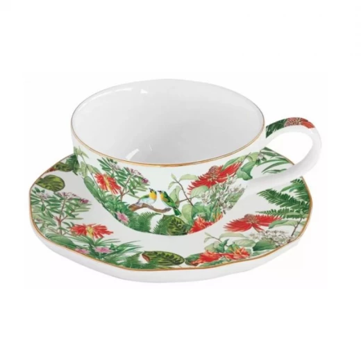 Easy Life Exotica Cup & Saucer Set - Multicolored 250ml - Easy Life - Image 2