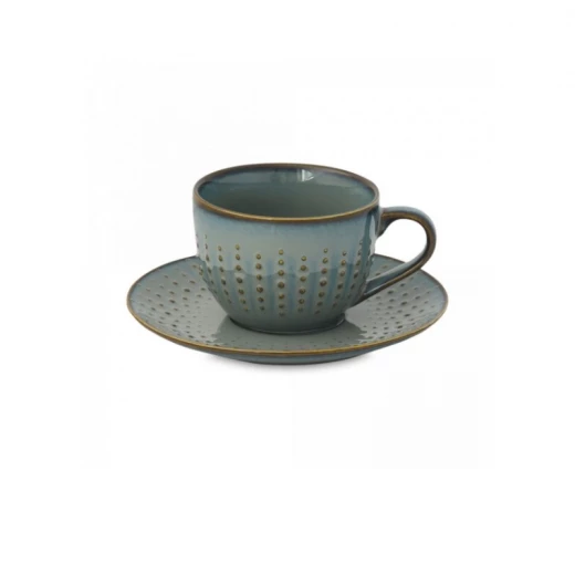 Easy Life Drops Cup & Saucer Set - Celadon 250ml - Easy Life - Image 2