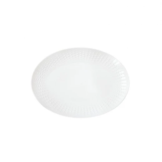 صينية قطرات بيضاوية - أبيض 32*23 سم  من ايزي لايف - ايزي  لايف - Image 2