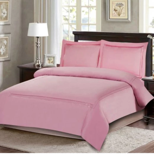 ARMN Naturesoft Queen Duvet Cover Set - Pink 4-Piece - Armn - Image 2
